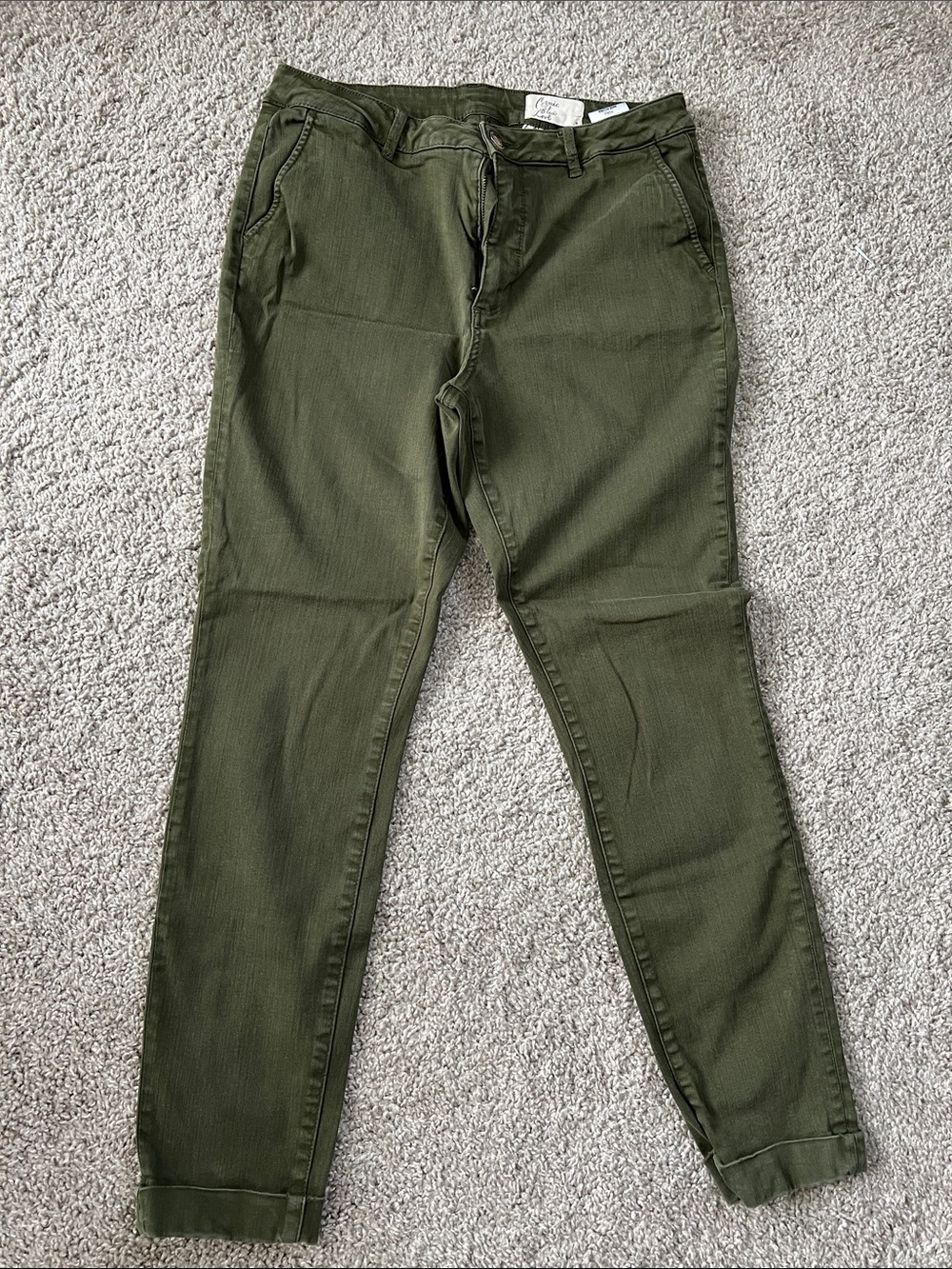 Olive Green Women’s Trousers